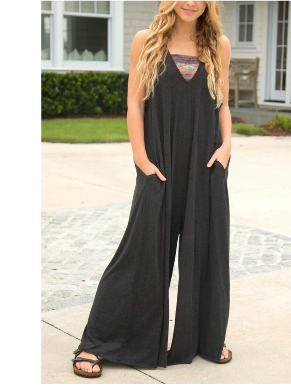 Natural life fleece jumpsuit